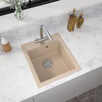 Кухонная мойка ZorG Rock 46 Premium beige - Превью изображения №1 — Интернет-магазин samo.by