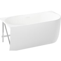 Ванна Wellsee Belle Spa 150x75 235701002 (пристенная ванна (левая) белый глянец, экран, каркас, сифон-автомат глянцевый белый) - Превью изображения №2 — Интернет-магазин samo.by