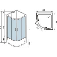 Душевая кабина WeltWasser WW500 Halle 801 - Превью изображения №10 — Интернет-магазин samo.by