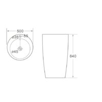 Умывальник SantiLine SL-4004 - Превью изображения №2 — Интернет-магазин samo.by