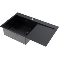 Кухонная мойка Omoikiri Akisame 86 Side-L GB 4997043 (графит) - Превью изображения №2 — Интернет-магазин samo.by