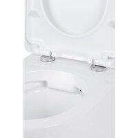 Унитаз подвесной Roxen Antares One Rimless 6 в 1 StounFix Dual Fresh 634261 (белое стекло) - Превью изображения №8 — Интернет-магазин samo.by