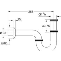 Сифон Grohe 28947000 - Превью изображения №2 — Интернет-магазин samo.by