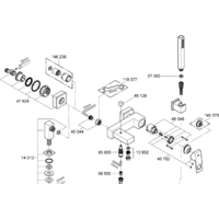 Смеситель Grohe Eurocube 23141000 - Превью изображения №2 — Интернет-магазин samo.by