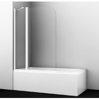 Стеклянная шторка для ванны Wasserkraft Leine 35P02-110WHITE Fixed - Превью изображения №2 — Интернет-магазин samo.by
