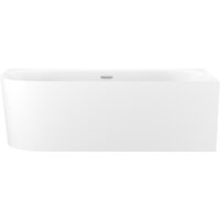 Wellsee Collaro 170x80 28910501R (пристенная ванна (правая) белый глянец, экран, ножки, сифон-автомат хром)