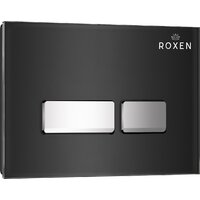 Унитаз подвесной Roxen Cube Bidet One Rimless 6 в 1 StounFix Dual Fresh 649838 (чёрное стекло) - Превью изображения №16 — Интернет-магазин samo.by