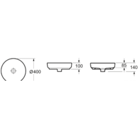 Умывальник Lavinia Boho Bathroom Sink Slim 33311005 - Превью изображения №4 — Интернет-магазин samo.by