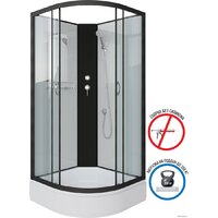 Душевая кабина Niagara NG-6702-14BK 100x100x200 - Превью изображения №2 — Интернет-магазин samo.by
