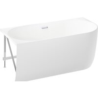 Ванна Wellsee Belle Spa 150x75 235701001 (пристенная ванна (левая) белый глянец, экран, каркас, сифон-автомат хром) - Превью изображения №2 — Интернет-магазин samo.by