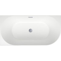 Ванна Wellsee Belle Spa 150x75 235701001 (пристенная ванна (левая) белый глянец, экран, каркас, сифон-автомат хром) - Превью изображения №4 — Интернет-магазин samo.by