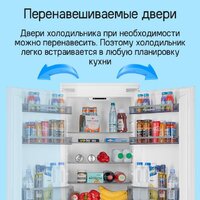 Холодильник MAUNFELD MBF177SWGR Inverter - Превью изображения №21 — Интернет-магазин samo.by