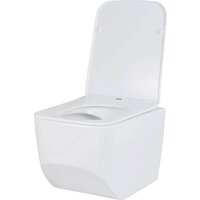 Унитаз подвесной Roxen Boro в комплекте с инсталляцией StounFix Dual Fresh 6 в 1 966532 (кнопка: бежевый) - Превью изображения №6 — Интернет-магазин samo.by