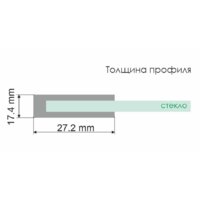 Душевая стенка Wasserkraft Glan 66W40 - Превью изображения №4 — Интернет-магазин samo.by