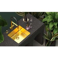 Кухонная мойка Omoikiri Tadzava 49-U/I-LG 4993263 (светлое золото) - Превью изображения №2 — Интернет-магазин samo.by