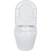 Унитаз подвесной Roxen Antares One Rimless 6 в 1 StounFix Dual Fresh 625385 (оружейная сталь/металл) - Превью изображения №8 — Интернет-магазин samo.by