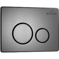 Унитаз подвесной Roxen Antares One Rimless 6 в 1 StounFix Dual Fresh 625385 (оружейная сталь/металл) - Превью изображения №18 — Интернет-магазин samo.by