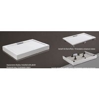 Душевой поддон WeltWasser TRS 14090 Stone-WT 140x90 - Превью изображения №3 — Интернет-магазин samo.by