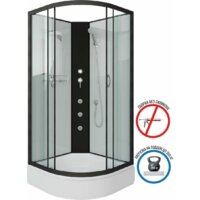 Душевая кабина Niagara NG-6702-14BKG 100x100x200 - Превью изображения №3 — Интернет-магазин samo.by