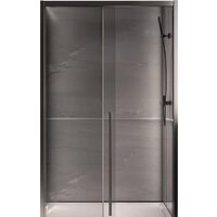 Veconi 120x200 PTD30-GR-120-01-C4 (стекло прозрачное/брашированный графит)
