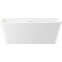 Wellsee Graceful Pro 150x77 230902001 (отдельностоящая ванна белый глянец, экран, ножки, сифон-автомат хром)