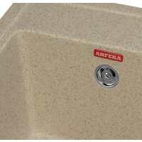 Кухонная мойка ARFEKA Quadro бежевый - Превью изображения №3 — Интернет-магазин samo.by