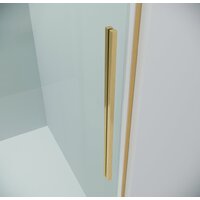 Душевая дверь Grossman Galaxy 100.K33.01.130.32.00 130x195 (золото сатин/стекло прозрачное) - Превью изображения №3 — Интернет-магазин samo.by