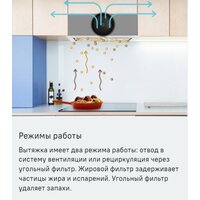 Кухонная вытяжка MAUNFELD Domina 60 (белый) - Превью изображения №15 — Интернет-магазин samo.by