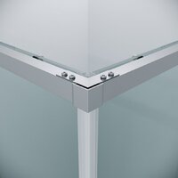 Душевой уголок Grossman Galaxy 110x100x195 300.K33.01.1110.10.00 (хром/прозрачное стекло) - Превью изображения №4 — Интернет-магазин samo.by