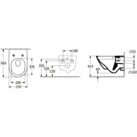 Унитаз подвесной Villeroy & Boch Subway 3.0 4670TS01 - Превью изображения №5 — Интернет-магазин samo.by