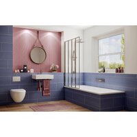 Стеклянная шторка для ванны Ambassador Bath Screens 16041110L 90 - Превью изображения №4 — Интернет-магазин samo.by