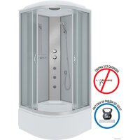 Душевая кабина Niagara NG-2308-14G 90x90x215 (матовое стекло) - Превью изображения №2 — Интернет-магазин samo.by