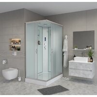 Душевой уголок Niagara NG-43285-14QP 120x80x215 (матовое стекло) - Превью изображения №2 — Интернет-магазин samo.by