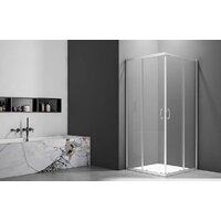 Душевой уголок Veconi 80x80 RV101-80-01-C5 (стекло прозрачное/хром) - Превью изображения №2 — Интернет-магазин samo.by