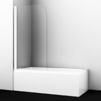 Стеклянная шторка для ванны Wasserkraft Leine 35P01-80WHITE - Превью изображения №2 — Интернет-магазин samo.by