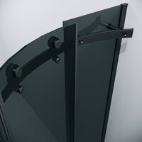 Душевой уголок Grossman Classic 100x100x195 301.K33.04.1010.21.10 (черный матовый/тонированное стекло) - Превью изображения №4 — Интернет-магазин samo.by
