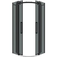 Душевой уголок Grossman Classic 100x100x195 301.K33.04.1010.21.10 (черный матовый/тонированное стекло) - Превью изображения №2 — Интернет-магазин samo.by