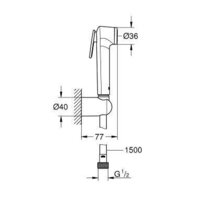Гигиенический душ Grohe Tempesta-F Trigger Spray 30 [26353000] - Превью изображения №2 — Интернет-магазин samo.by