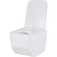 Унитаз подвесной Roxen Boro в комплекте с инсталляцией StounFix Dual Fresh 6 в 1 966110 (кнопка: серый бетон) - Превью изображения №8 — Интернет-магазин samo.by