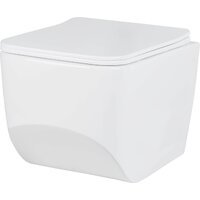 Унитаз подвесной Roxen Boro в комплекте с инсталляцией StounFix Dual Fresh 6 в 1 966110 (кнопка: серый бетон) - Превью изображения №6 — Интернет-магазин samo.by