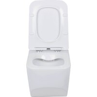 Унитаз подвесной Roxen Boro в комплекте с инсталляцией StounFix Dual Fresh 6 в 1 966110 (кнопка: серый бетон) - Превью изображения №9 — Интернет-магазин samo.by