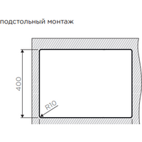 Кухонная мойка Omoikiri Taki 58-2-U/IF IN-L - Превью изображения №3 — Интернет-магазин samo.by