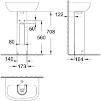 Пьедестал для умывальника Grohe 39425000 - Превью изображения №3 — Интернет-магазин samo.by