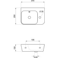 Умывальник Lavinia Boho Bathroom Sink Slim 33311065 - Превью изображения №6 — Интернет-магазин samo.by