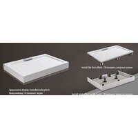 Душевой поддон WeltWasser TRS 12080 Stone-WT 120x80 - Превью изображения №3 — Интернет-магазин samo.by