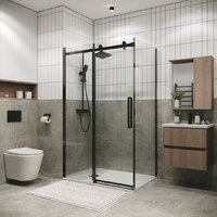 Душевой уголок Grossman Classic 100х100х195 120.K33.04.1010.42.00 (графит сатин/стекло прозрачное) - Превью изображения №7 — Интернет-магазин samo.by
