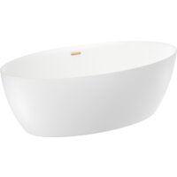 Ванна Wellsee Grand Prix 186x88,5 235601004 (отдельностоящая ванна белый глянец, экран, ножки, сифон-автомат золото) - Превью изображения №2 — Интернет-магазин samo.by