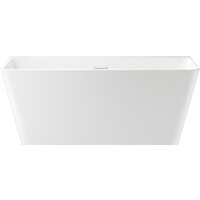 Wellsee Graceful Pro 140x74 230901002 (отдельностоящая ванна белый глянец, экран, ножки, сифон-автомат глянцевый белый)