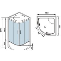 Душевая кабина WeltWasser WW500 Emmer 13555 - Превью изображения №14 — Интернет-магазин samo.by