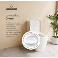 Унитаз напольный Lavinia Boho Aveo Rimless 330601CR (бачок, чаша, пневмокрышка) - Превью изображения №10 — Интернет-магазин samo.by